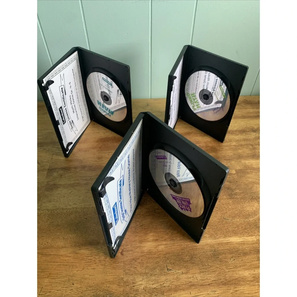 Lakeshore Interactive Whiteboard Lot Of 5 Computer CD grade 1-5 Home School Math